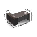 Mercer · Modern Executive L-Shaped Desk by Arc Grove