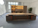 Posh · Modern Office Shelves w/ Lighting & Storage