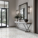 MSI Angora Polished 2" Hexagon Mosaic Tile
