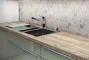 MSI Angora Polished 2" Hexagon Mosaic Tile