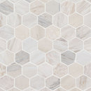 MSI Angora Polished 2" Hexagon Mosaic Tile