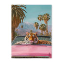 GobekUsa Animal Canvas Painting - Bathroom Wall Art