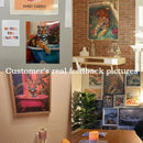 GobekUsa Animal Canvas Wall Art: Tiger, Zebra, Cat