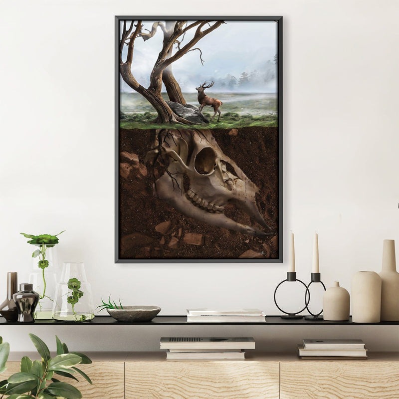 Animal Skull Canvas