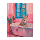 GobekUsa Animal Theme Canvas Wall Art Tiger Zebra Cat