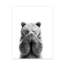 GobekUsa Animals Bathroom Poster Wall Art Home Decor