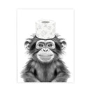 GobekUsa Animals Bathroom Poster Wall Art Home Decor