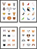 Animal face chart