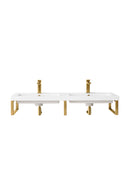 James Martin Boston 18" Floating Wall Bracket, Radiant Gold