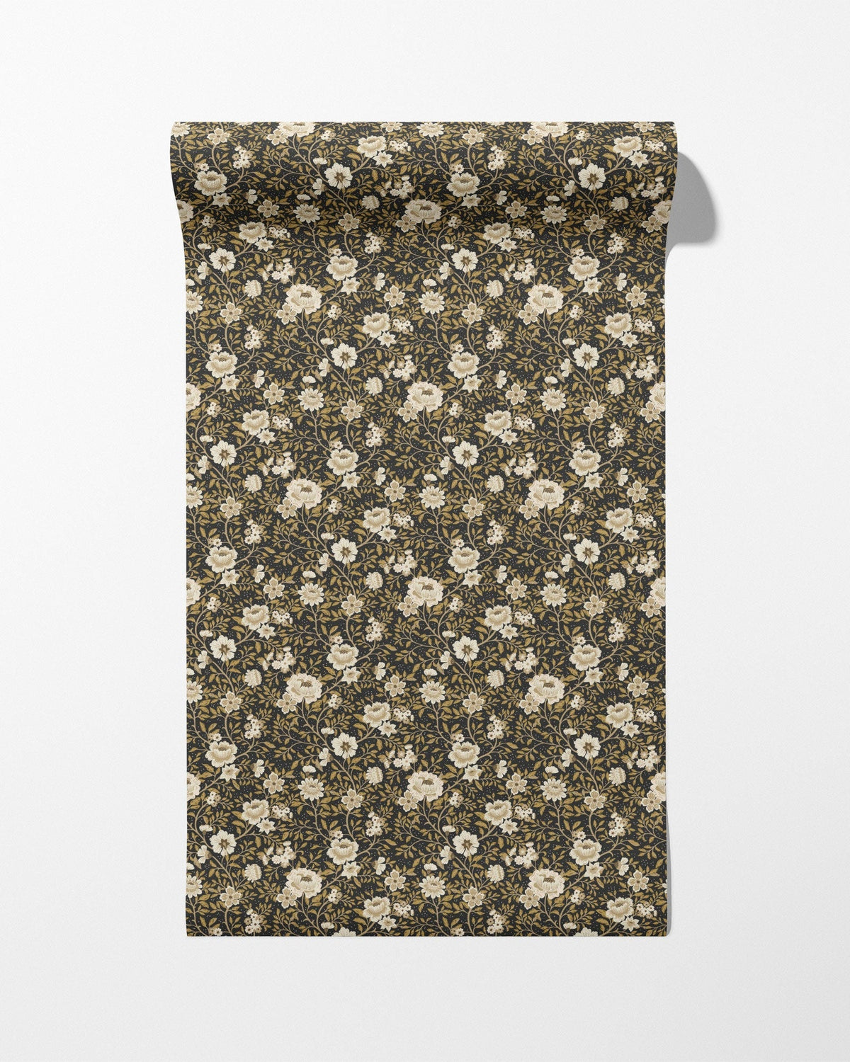 Annabelle Wallpaper in Charcoal Marigold, photo 4 of 4