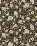 Annabelle Wallpaper in Charcoal Marigold