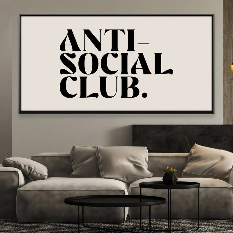 Anti-Social Club Canvas