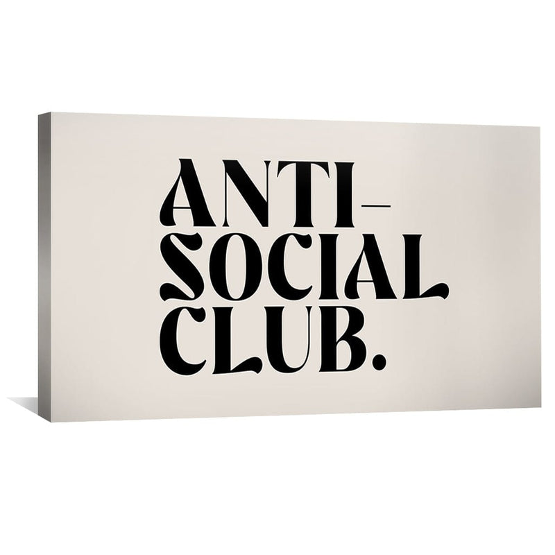 Anti-Social Club Canvas