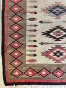 Antique 1880’s Navajo Rug 4’ x 5’