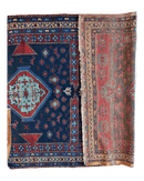 Antique 19th Century Handwoven Kazak Tribal Rug 5’ x 8’