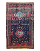 Antique 19th Century Handwoven Kazak Tribal Rug 5’ x 8’