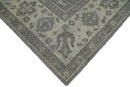 Hand Knotted Wool Area Rug Serapi Design Gray Beige Vintage Distressed Traditional by The Rug Decor