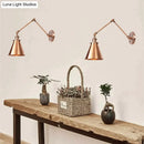 GobekUsa Antique Adjustable Wall Lamp Sconce Black Copper
