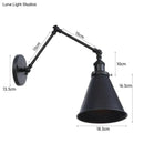 GobekUsa Antique Adjustable Wall Lamp Sconce Black Copper