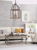 GobekUsa American Iron E14 Chandelier Light for Porch Restaurant Kitchen Bedroom Personality