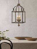GobekUsa American Iron E14 Chandelier Light for Porch Restaurant Kitchen Bedroom Personality