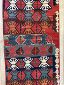 Antique Anatolian Long Kilim Fragment | 19th Century Hand-Woven Wool