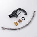 GobekUsa Black Brass Bathroom Faucet Hot Cold Water Mixer Tap WF-18061