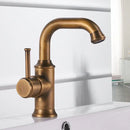 GobekUsa Black Brass Bathroom Faucet Hot Cold Water Mixer Tap WF-18061