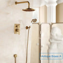 GobekUsa Black Antique Wall-Mounted Bathroom Rain Shower System