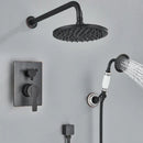 GobekUsa Black Antique Wall-Mounted Bathroom Rain Shower System