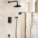GobekUsa Black Antique Wall-Mounted Bathroom Rain Shower System