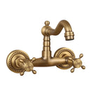 GobekUsa Black Brass Waterfall Basin Faucet - Single Handle Vanity Tap