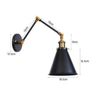GobekUsa Antique Adjustable Wall Lamp Sconce Black Copper