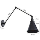 GobekUsa Antique Adjustable Wall Lamp Sconce Black Copper