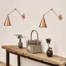 GobekUsa Antique Adjustable Wall Lamp Sconce Black Copper