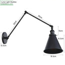 GobekUsa Antique Adjustable Wall Lamp Sconce Black Copper