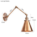 GobekUsa Antique Adjustable Wall Lamp Sconce Black Copper