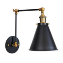 GobekUsa Antique Adjustable Wall Lamp Sconce Black Copper