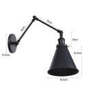 GobekUsa Antique Adjustable Wall Lamp Sconce Black Copper