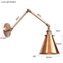 GobekUsa Antique Adjustable Wall Lamp Sconce Black Copper