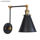 GobekUsa Antique Adjustable Wall Lamp Sconce Black Copper
