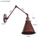 GobekUsa Antique Adjustable Wall Lamp Sconce Black Copper
