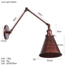 GobekUsa Antique Adjustable Wall Lamp Sconce Black Copper