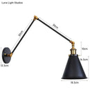 GobekUsa Antique Adjustable Wall Lamp Sconce Black Copper