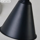 GobekUsa Stylish Antique Wrought Iron Wall Sconce with Cone Table Design and 1 Head in Black or White