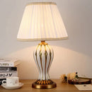 GobekUsa Hand Painted Antique Blue Ceramic Desk Lamp