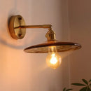 GobekUsa Glass Copper LED Wall Lights for Home Restaurant Living Room Bedroom