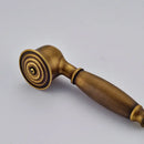 Antique brass and chrome hand shower head bathroom sprayer by Decorbites