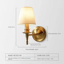 GobekUsa Copper Wall Lamp: Modern LED Sconce for Home Decor & Bedroom, Industrial Style
