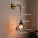 GobekUsa LED Wall Lamps: Nordic Modern Style for Bedroom, Bathroom, Restaurant with Pull Chain Switch